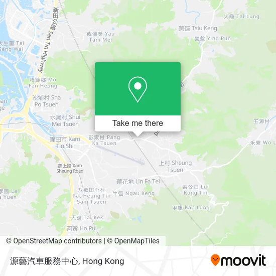 源藝汽車服務中心地圖