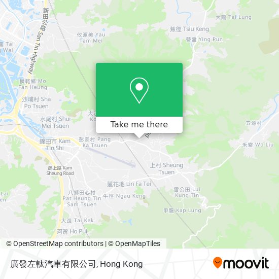 廣發左軚汽車有限公司 map