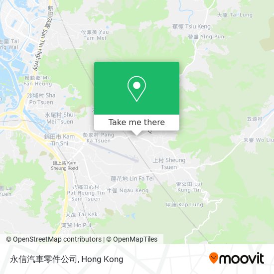 永信汽車零件公司 map