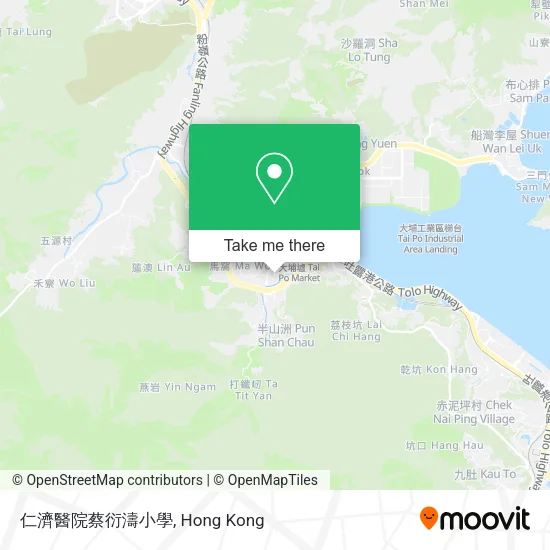仁濟醫院蔡衍濤小學地圖