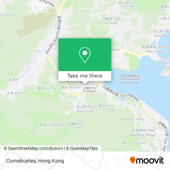 Comebuytea地圖