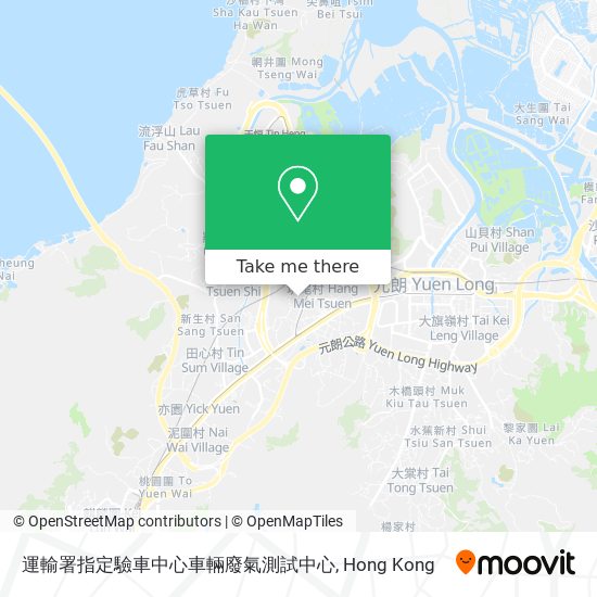 運輸署指定驗車中心車輛廢氣測試中心 map