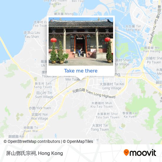 屏山鄧氏宗祠地圖