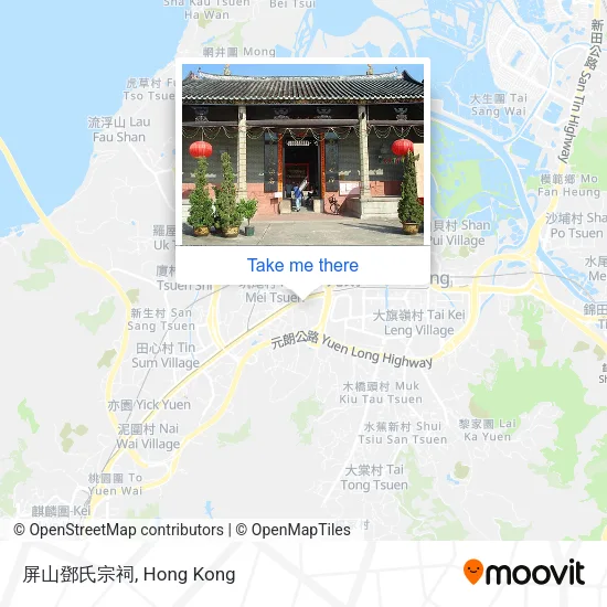 屏山鄧氏宗祠地圖