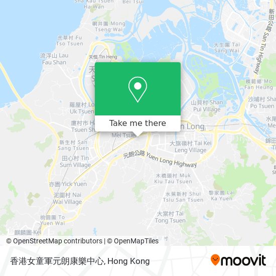 香港女童軍元朗康樂中心 map