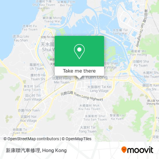 新康聯汽車修理 map