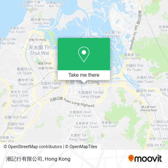 潮記行有限公司地圖
