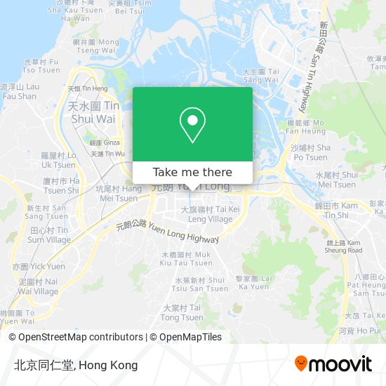 北京同仁堂地圖
