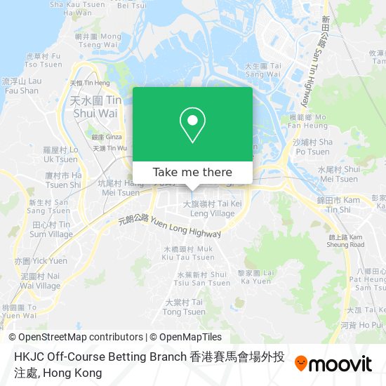 HKJC Off-Course Betting Branch 香港賽馬會場外投注處 map
