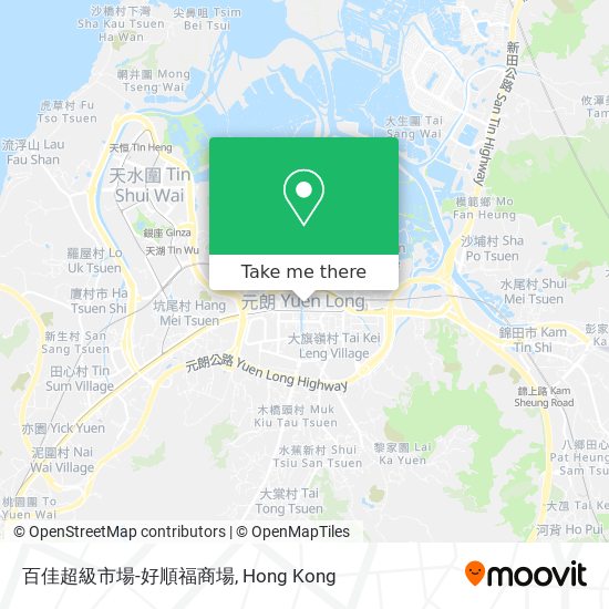 百佳超級市場-好順福商場 map