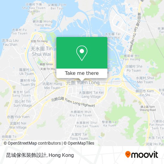 昆城傢俬裝飾設計 map