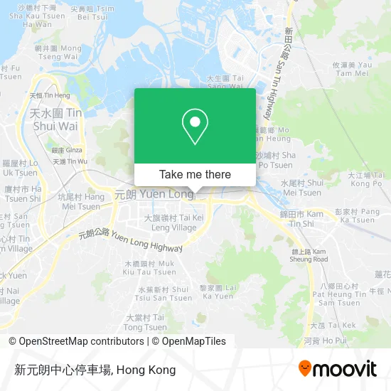 新元朗中心停車場 map