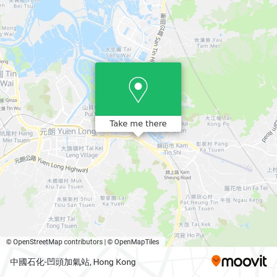 中國石化-凹頭加氣站 map