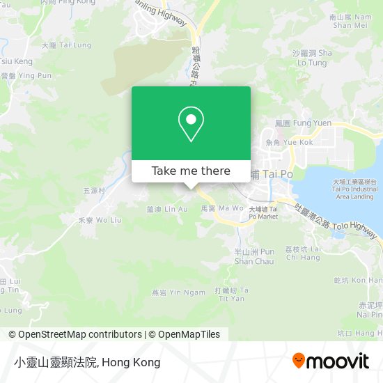 小靈山靈顯法院 map