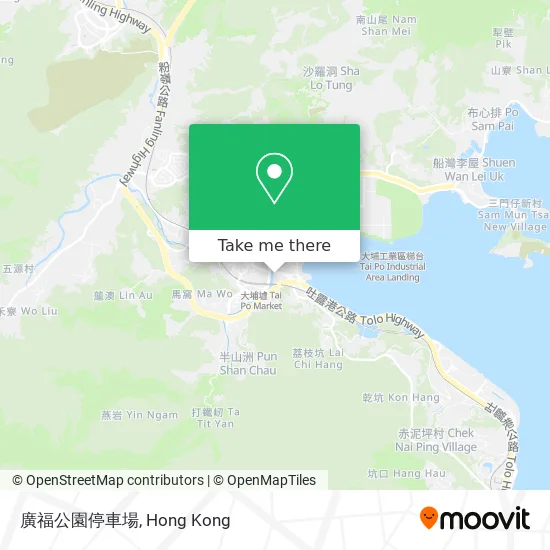 廣福公園停車場地圖