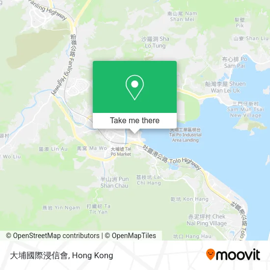 大埔國際浸信會地圖