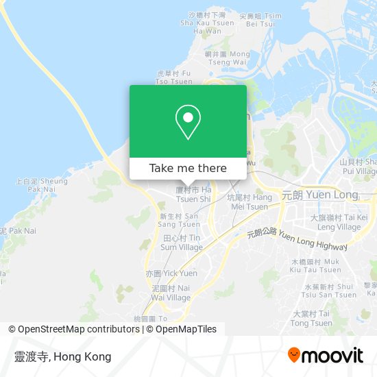 靈渡寺 map