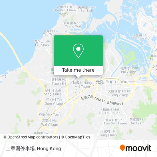 上章圍停車場 map