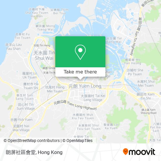 朗屏社區會堂 map