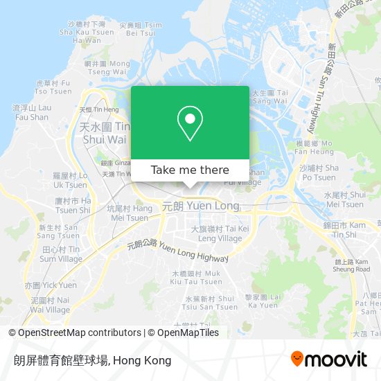 朗屏體育館壁球場 map