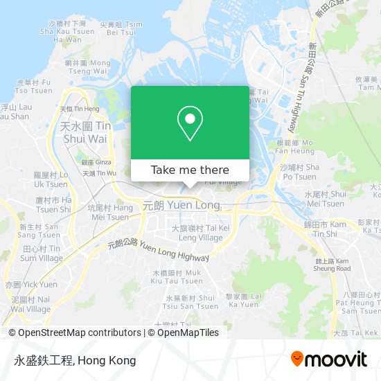 永盛鉄工程 map