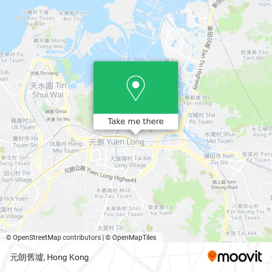 元朗舊墟 map