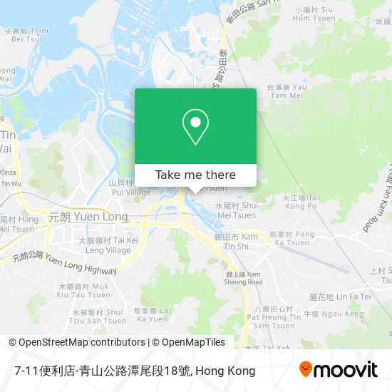 7-11便利店-青山公路潭尾段18號地圖