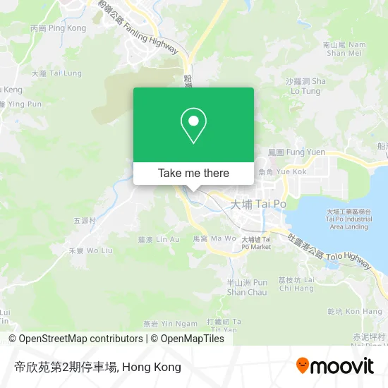 帝欣苑第2期停車場地圖