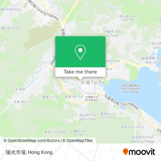 陽光市場 map