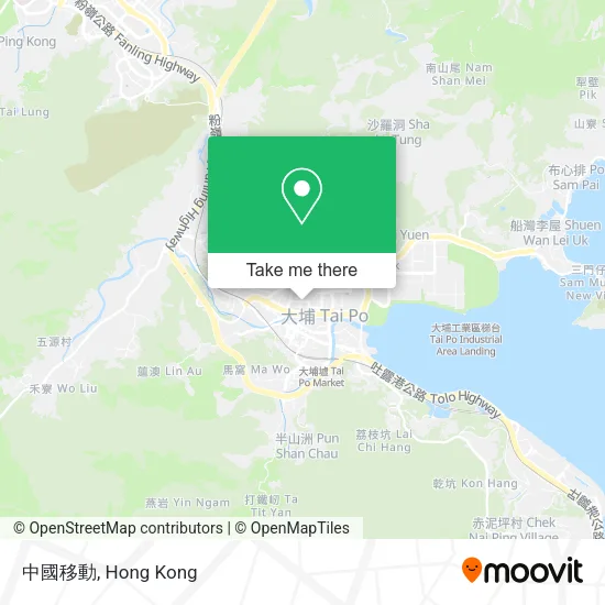 中國移動 map