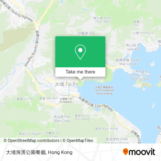 大埔海濱公園餐廳 map