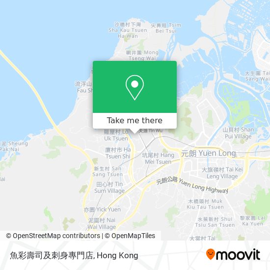 魚彩壽司及刺身專門店 map