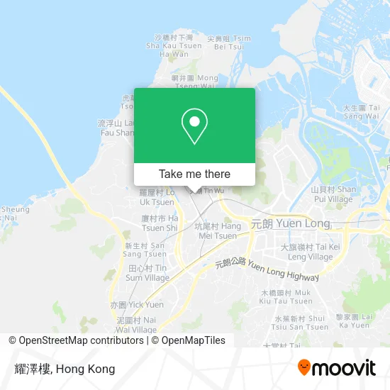 耀澤樓地圖