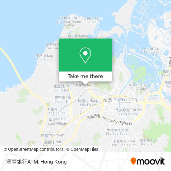 滙豐銀行ATM map