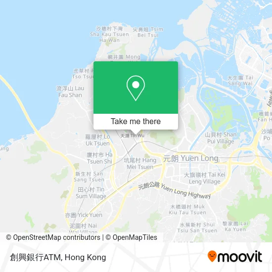 創興銀行ATM map