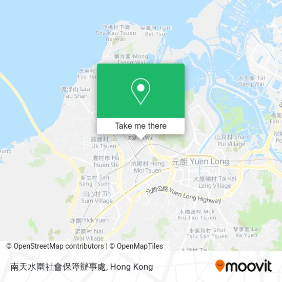 南天水圍社會保障辦事處 map