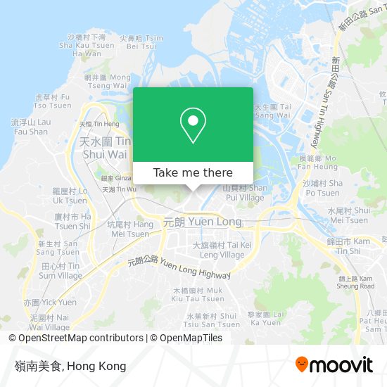 嶺南美食 map