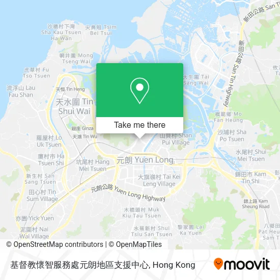 基督教懷智服務處元朗地區支援中心 map