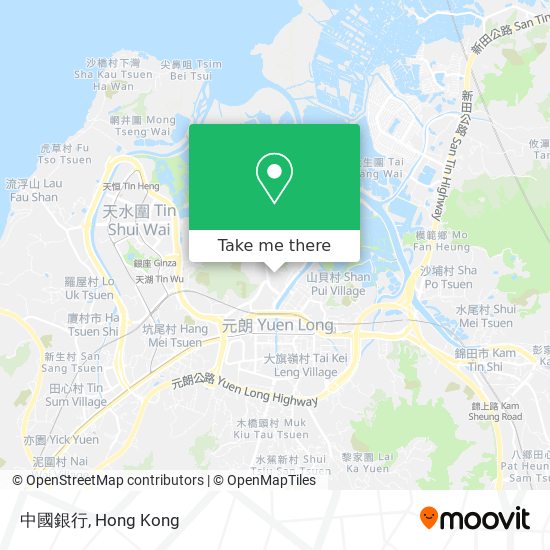 中國銀行 map