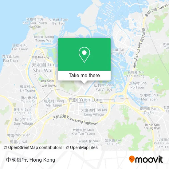 中國銀行 map