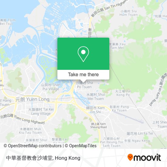 中華基督教會沙埔堂地圖