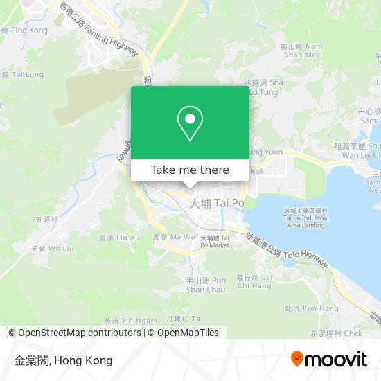 金棠閣 map