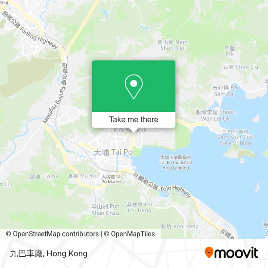 九巴車廠地圖