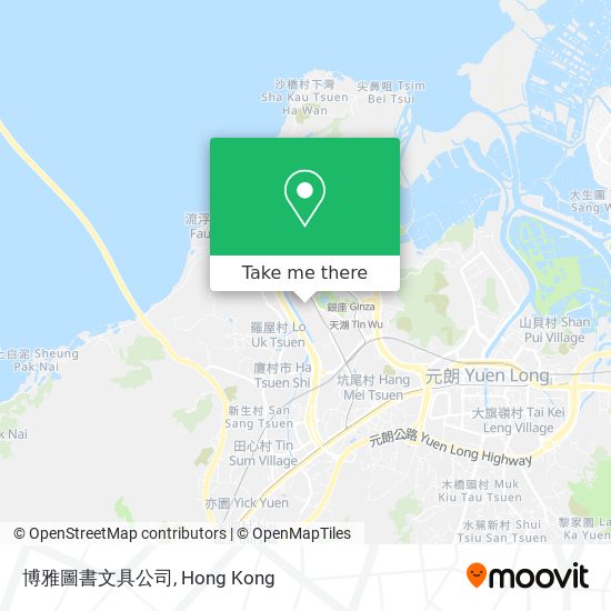 博雅圖書文具公司地圖