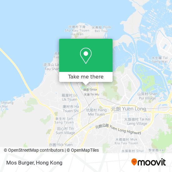 Mos Burger地圖