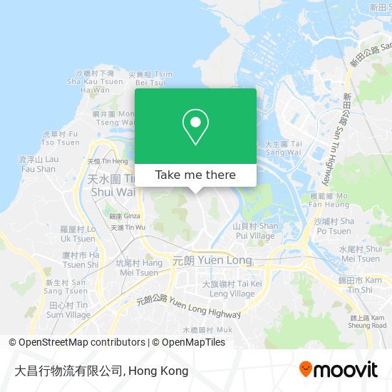 大昌行物流有限公司 map