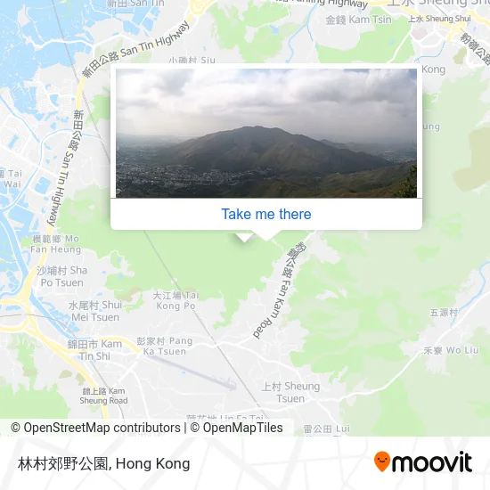 林村郊野公園 map