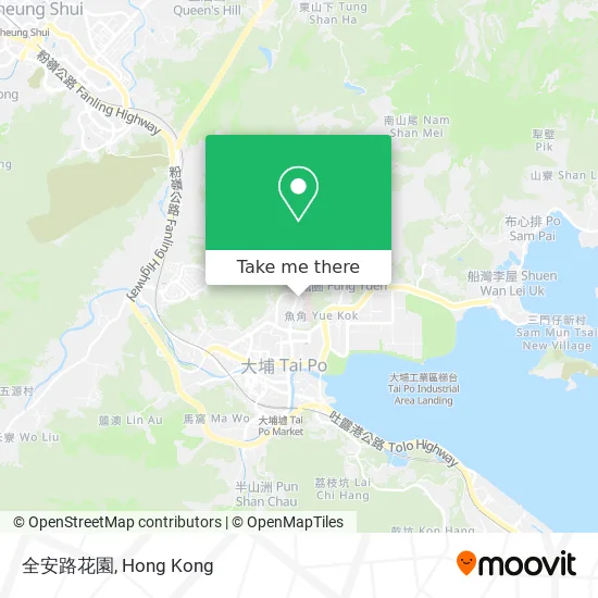 全安路花園地圖
