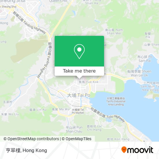 亨翠樓 map