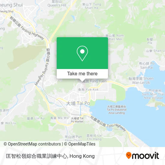 匡智松嶺綜合職業訓練中心地圖